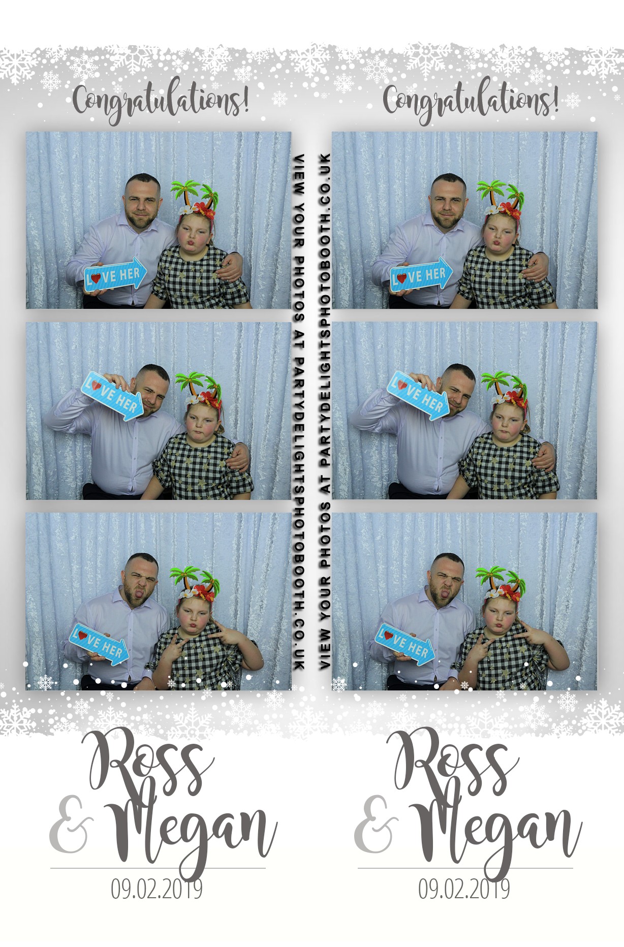 Ross and Megan’s Wedding - Prints | View more photos from the event at gallery.partydelightsphotobooth.co.uk/u/PartyDelightsPhotoBooth/Ross-and-Megan’s-Wedding-Prints